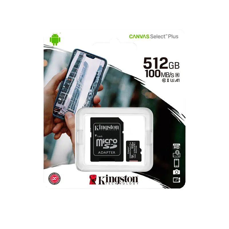 Kingston Canvas Select Plus 512GB microSD Card SDCS2/512GB